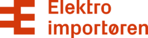 The orange Elektroimportøren logo