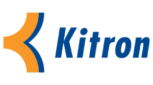 The blue and orange Kitron Logo