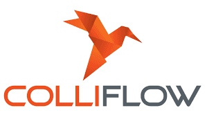 The orange and grey Collifow logo