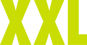 The neon green XXL logo