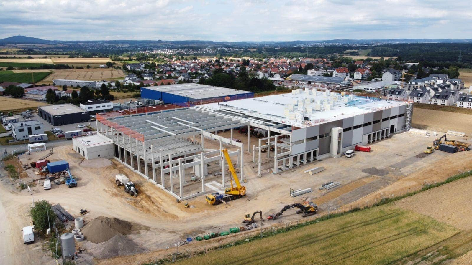 Image of warehouse of organic wholesaler Phönix, Germany