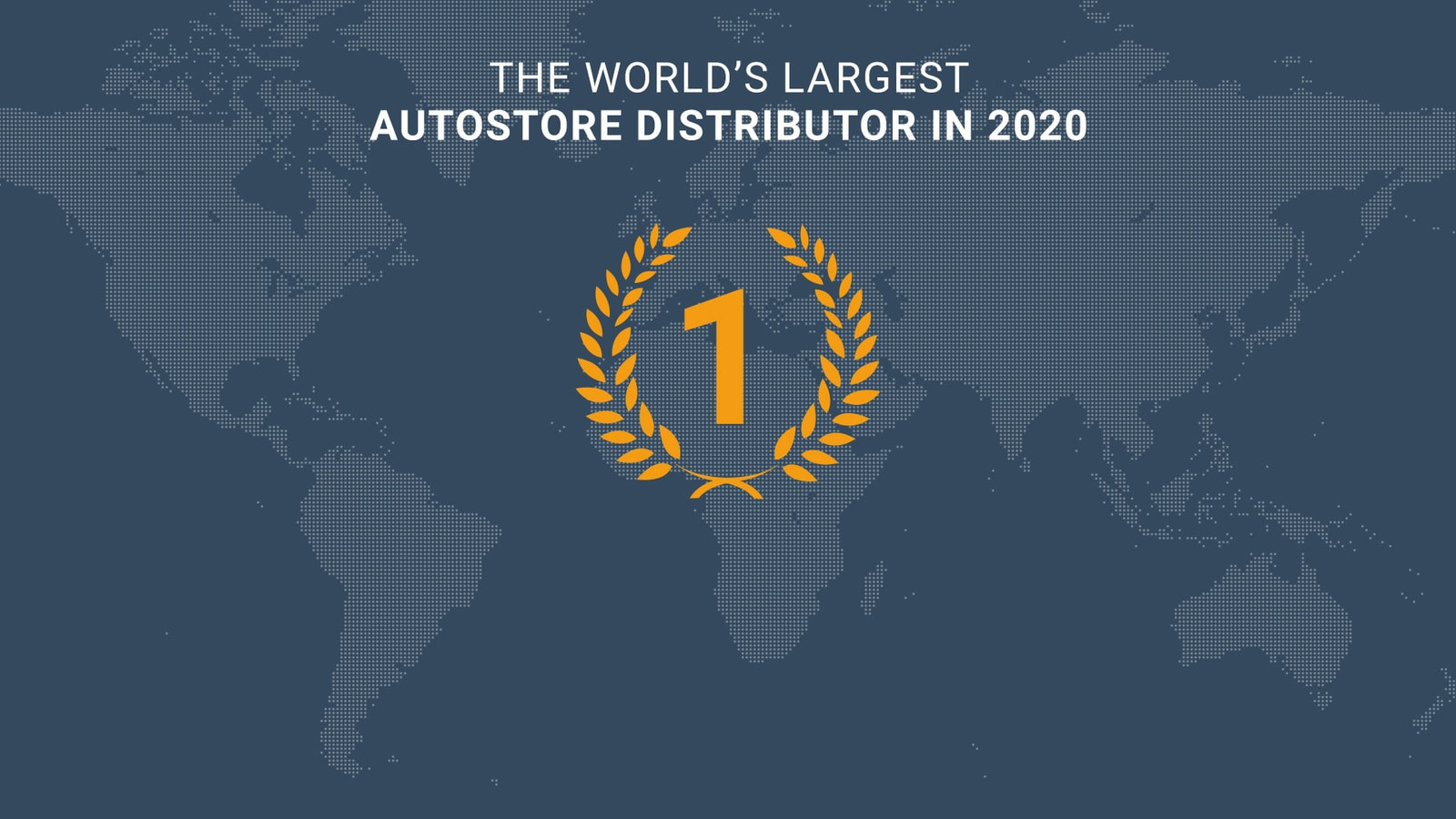 Illustration of the number 1 autostore distributor