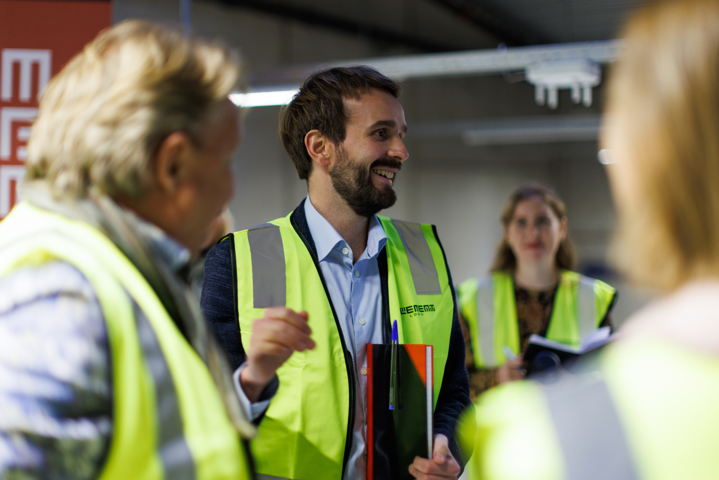 Image of Jan Christian Vestre in yellow vest